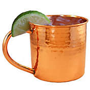 Alchemade - 100% Pure Hammered Copper Mug - Hammered Copper Mug - 16 oz For Moscow Mules, Cocktails, Or Your Favorite Beverage - Keeps Drinks Colder, Longer