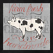 Great Art Now Farmers Market IX by Janelle Penner 13-Inch x 13-Inch Framed Wall Art