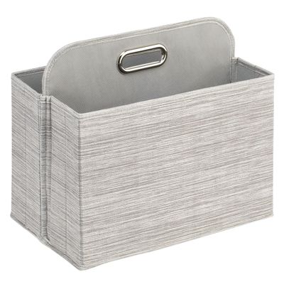 mDesign Holiday Storage Box for Gift Wrapping + Bows