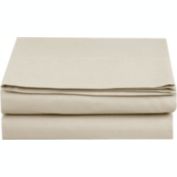 Luxury Flat Sheet on Amazon Elegant Comfort Wrinkle-Free 1500 Thread Count Egyptian Quality 1-Piece Flat Sheet, King Size, Cream