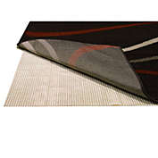 Saltoro Sherpi 5" x 8" Fabric Rug Pad with Grid Pattern, Beige-