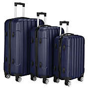 UBesGoo Multifunctional Storage Suitcase, Large Capacity  in Navy Blue