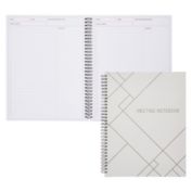 Paper Junkie 2 Pack Spiral Bound Meeting Notebooks for Work Organization, Office and Daily Notes, 80 Sheets (8.5 x 11 In)