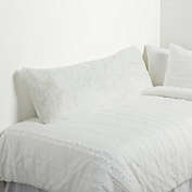 Dormify Faux Fur Body Pillow Cover - White