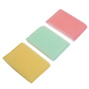 Unique Bargains Sponge Bowl Dish Cup Net Washer Cleaning Cleaners 3 Pieces, No Lint, Non Abrasive Household Cleaning Tools for House, Kitchen, Car, Window