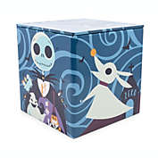 Disney The Nightmare Before Christmas Jack Skellington 4-Inch Tin Storage Box Cube Organizer with Lid   Basket Container, Cubby Cube Closet Organizer, Home Decor Playroom Accessories