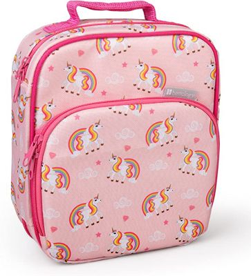 Bentology Lunch Box for Kids - Girls and Boys Insulated Lunchbox Bag Tote - Fits Bento Boxes - Unicorn
