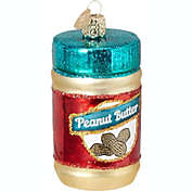 Old World Christmas 32352 Glass Blown Jar of Peanut Butter Ornament
