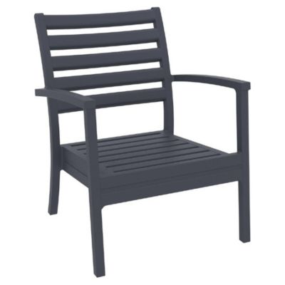 Compamia Artemis XL Club Chair Dark Gray, Set of 2