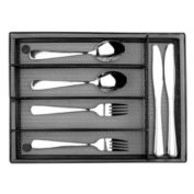 Stock Preferred Kitchen Flatware Holder in Black