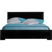 Camden Isle Oxford Black Queen Platform Bed