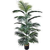 Artificial Areca Palm Tree, 4&#39; lifelike Tropical Tree, Pre-Potted, Easy to use, clean and set up.