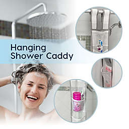 Grand Fusion Bathroom Organizer Hanging Shower Caddy with 7 Pockets