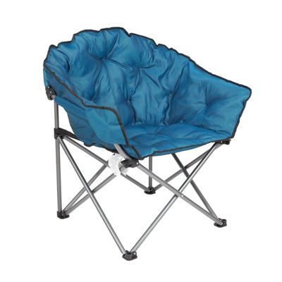 Mac Sports Folding Portable Padded Outdoor Club Camping Chair with Bag