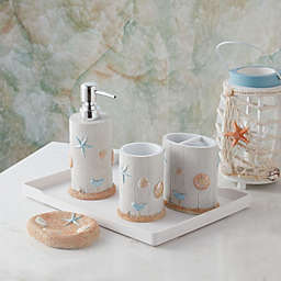 Sweet Home Collection - Ocean Star Bath Accessory Collection, 4 Piece Set