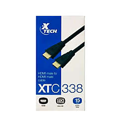Xtech - HDMI Cable Male to Male Gold Plated - 15ft (XTC-338)