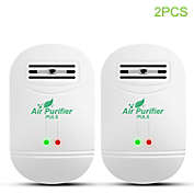 Elegant Choise 2-Pieces Plug in Air Purifier Odor Eliminator Cleaner Mini Air Ionizer Fit