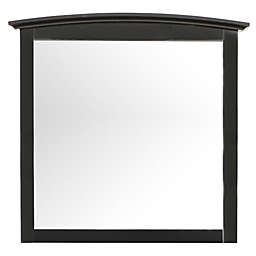 Passion Furniture 37 in. x 35 in. Classic Rectangle Framed Dresser Mirror - Black