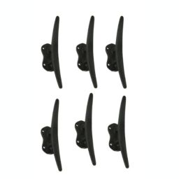Chesapeake Bay  Set of 6 Rustic Cast Iron Boat Cleat Wall Hooks