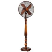 Deco Home Accents 55" Brown Contemporary Sutter Standing Floor Fan