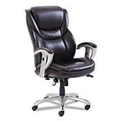 HomeRoots Office 29.5" x 26" x 37" Black Tilt Tension Control Fabric Chair - 372333