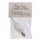Slickblue Flicker-Flame Candle-Lite Light Bulb