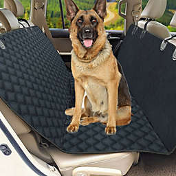 Glam Hobby  Pet Seat Cover for Dogs Car Back Seat Protector