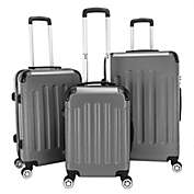 Kitcheniva 3-Pieces 20"24"28" Luggage Travel Set, Dark Gray
