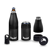 Grand Fusion 3in1 Stainless Insulated Bottle, Can and Water Cooler with Opener,Black