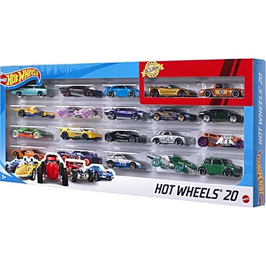 Hot Wheels 20-Car Gift Pack Assorted Die-cast Vehicles Great Gift for Kids and Collectors (STYLES VARY). View a larger version of this product image.