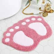 Infinity Merch Bathroom Rug Foot Carpet NonSlip 40*60cm Pink
