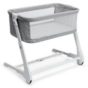 Costway Baby Side Bassinet Bedside Sleeper, Grey