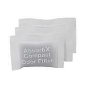 iTouchless AbsorbX Compact Natural Odor Filters for Trash Cans 3-Pack