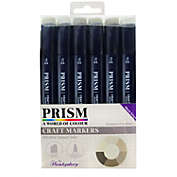 Hunkydory Crafts Prism Craft Markers Set 14  Warm Greys x 6 Pens