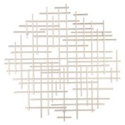 Cheungs Iquara Small Silver Round Metal Wall Art