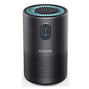 Inq Boutique KOIOS Air Purifiers for Bedroom Home 430ftÂ², H13 HEPA Filter Purifier for Pets Dust Allergies Smoke Pollen, Small Air Cleaner for Room Dorm, 20dB Quiet Dust Remover for Room, Free, B-D02L Black