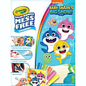 Crayola Baby Shark Color Wonder Set, 24 Mess Free Coloring Pages & 5 Markers,