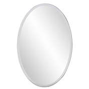 Homeroots Bed & Bath Oval Shaped Frameless Mirror