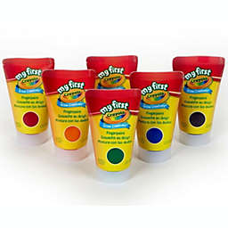 Crayola Finger Paint Washable FingerPaint Easy Squeeze Bottles 6 Colors