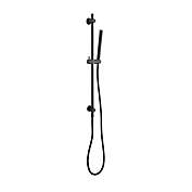 Infinity Merch Eco-Performance Handheld Shower with 28-Inch Slide Bar and 59-Inch Hose in Black