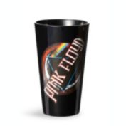 Pink Floyd "Dark Side of the Moon" Pint Glass - 16oz Novelty Tall Drinking Glasses - Beer Tumbler, Pub Cup - Kitchen Set Glassware Items - Adult, Kids, Music Gifts - Collectors Just Funky Merchandise