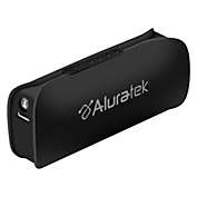 Aluratek Portable Battery Charger with LED Flashlight - Black