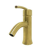 Bellaterra Home Refina Single Handle Bathroom Vanity Faucet in Gold