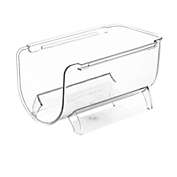 Lexi Home Eco Conscious Clear Acrylic Fridge and Cabinet Wine Holder Organizer