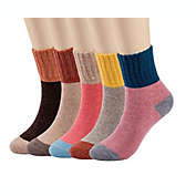 Kitcheniva 5 Pairs Socks for Women, Solid2
