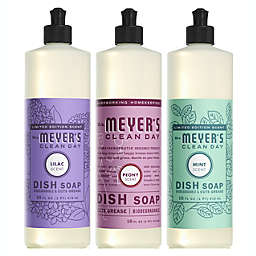 Mrs. Meyer's Spring Dish Soap 3 Scent Variety, 1 Lilac, 1 Mint, 1 Peony, 1 CT