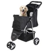 Stock Preferred 3-Wheels Travel Foldable Pet Stroller