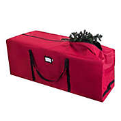 Elf Stor Premium Rolling Duffle Style Bag in Red