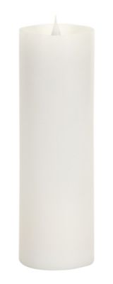 Melrose Decorative Simplux Led Pillar Candle W/Moving Flame (Set Of 2) 3"D X 9"H