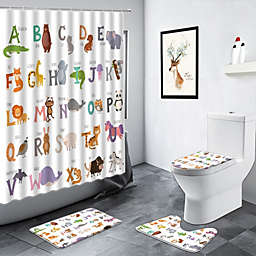 All Abundant Things Alphabet Bathroom Set Animals A-Z